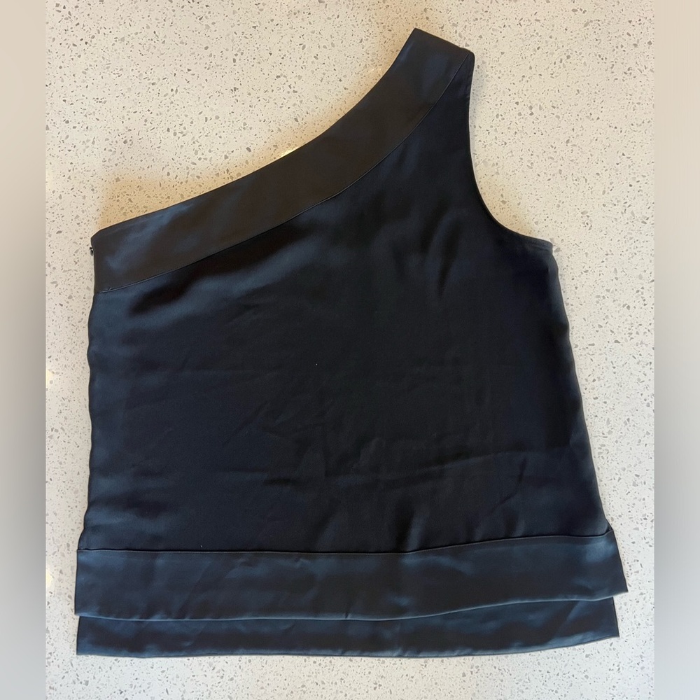 Banana Republic One Shoulder Black Blouse - XL